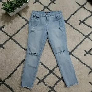 Aeropostle High Waisted Ankle Jegging Distressed